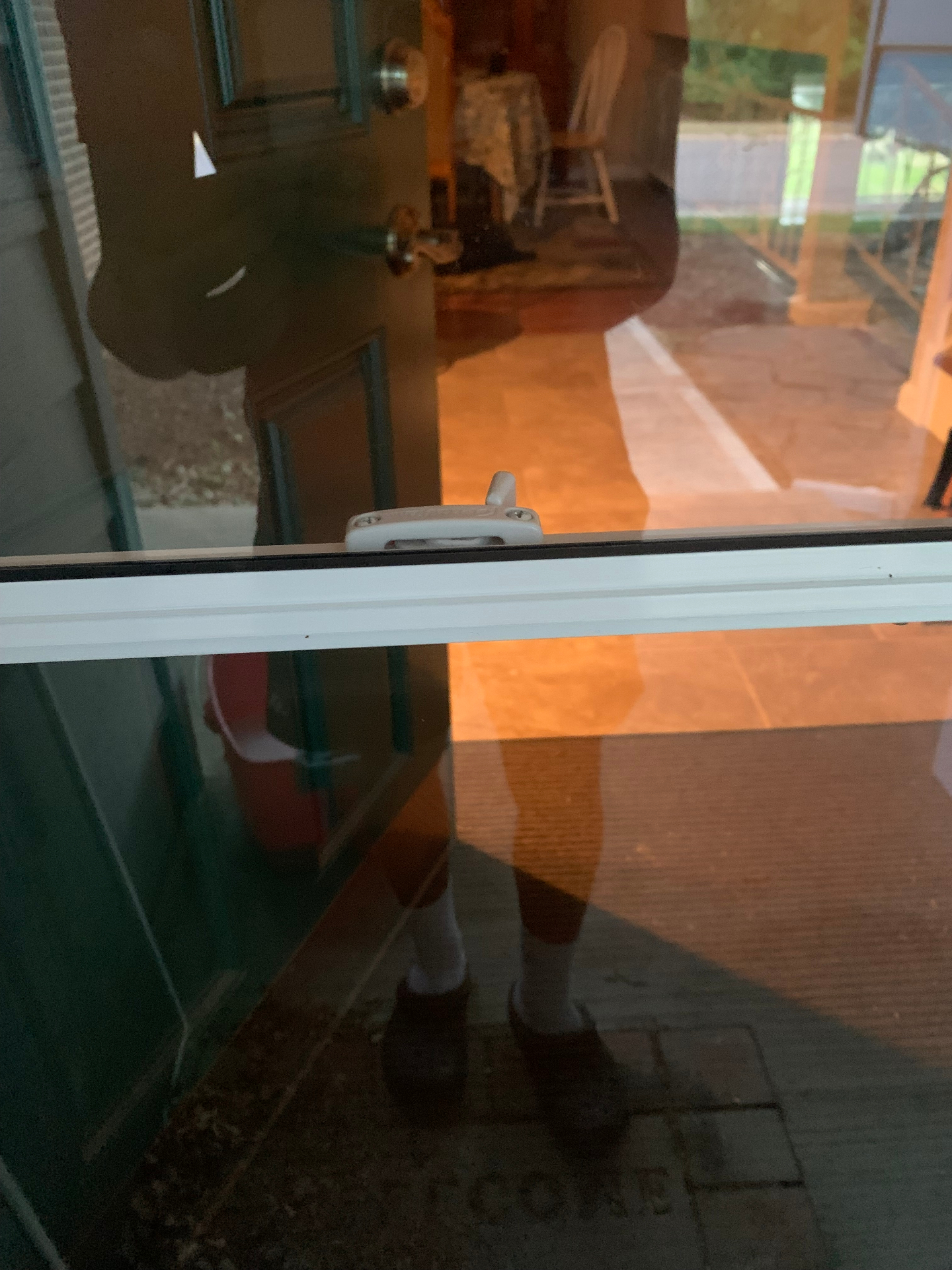Patio slider, streak-free
